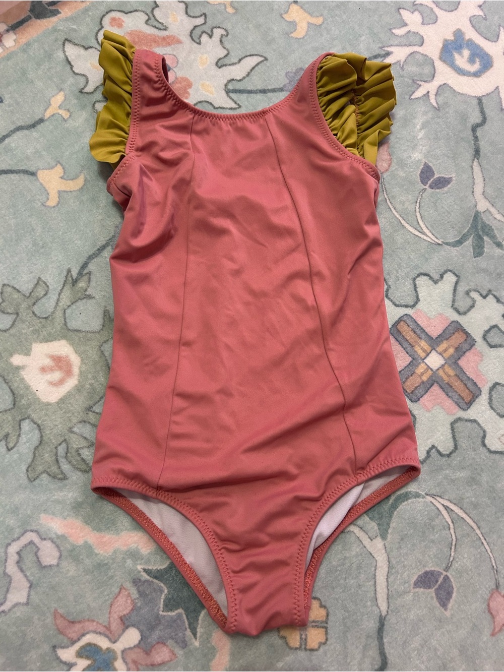 Dot Dot Smile One-Piece Swimsuit with Ruffle Sleeves
